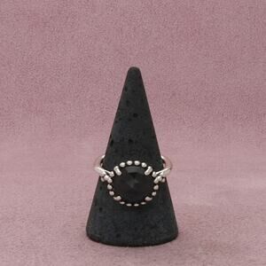 pandora sterling silver midnight star blue crystal ring size 8.5